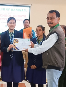 Inter school debate competition.